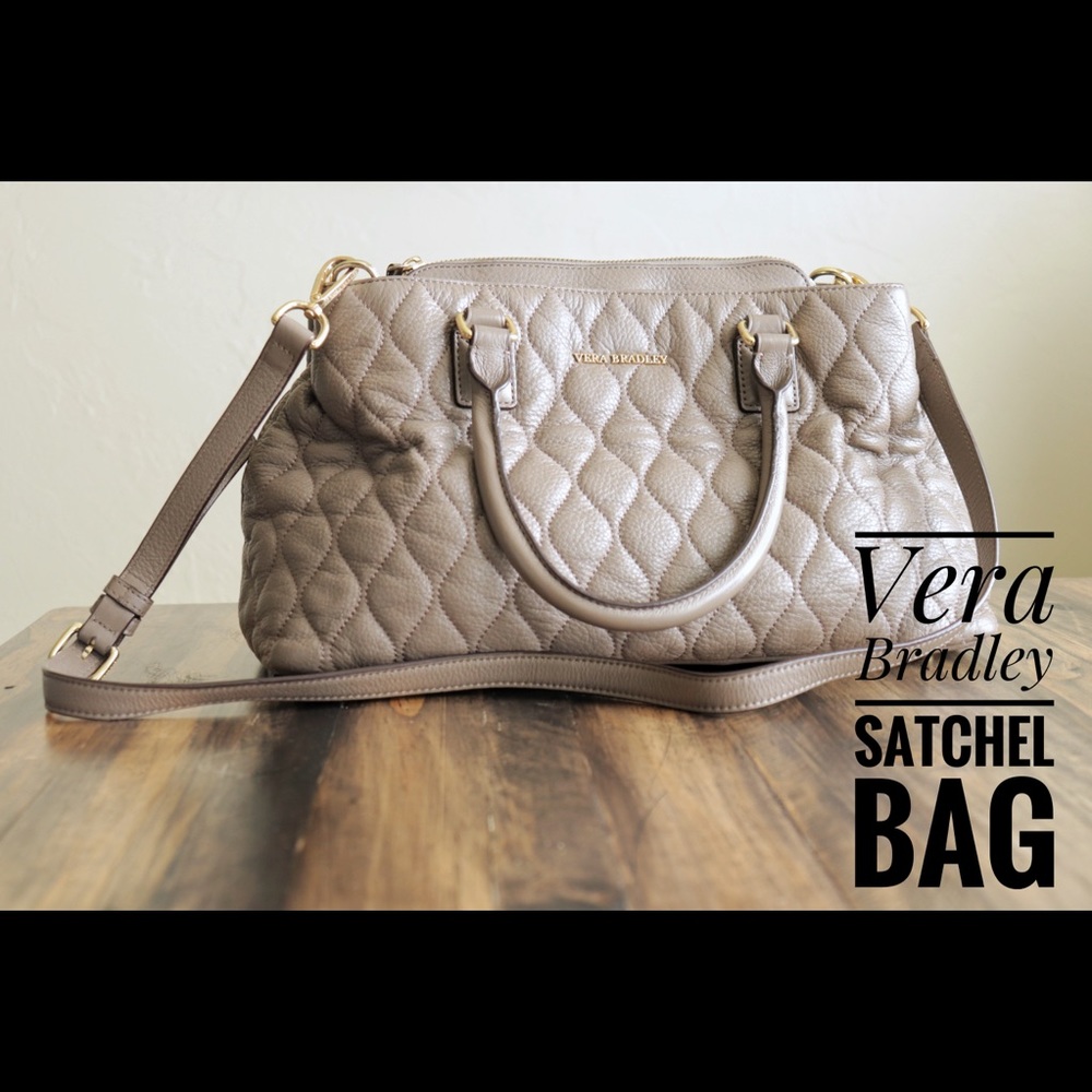Vera Bradley satchel and matching wallet